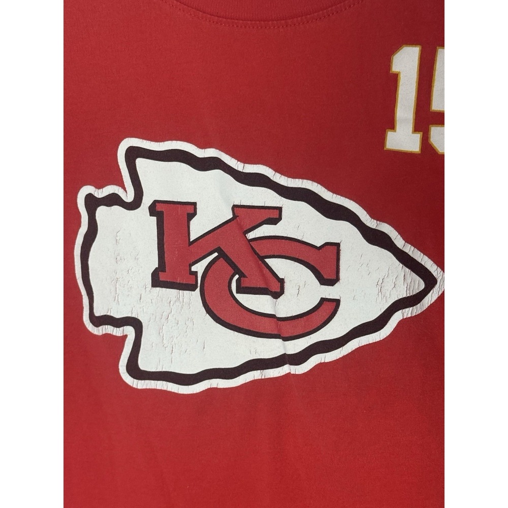 NFL Team Apparel Kansas City Chiefs Patrick Mahomes Youth XXLarge 18 Tee Shirt - Picture 2 of 6